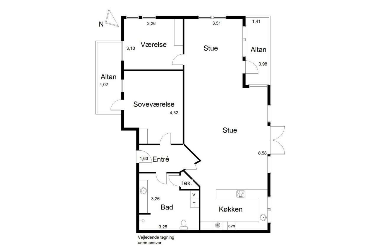 Luxury City Center Harbour Apartment 2 Bedroom Sønderborg Extérieur photo