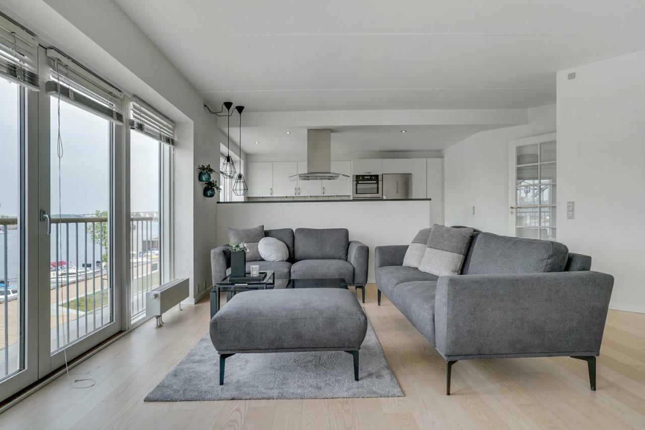 Luxury City Center Harbour Apartment 2 Bedroom Sønderborg Extérieur photo